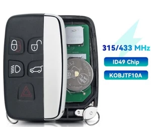 Fits Land Rover 315/434MHz KOBJTF10A Complete Transponder Remote Key - Bild 1 von 6
