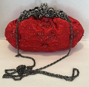 Women’s Fellini by Carlo Fellini beaded evening purse (B-K) - Picture 1 of 5