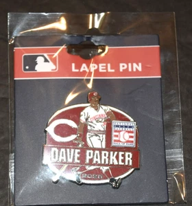 Prendedor de solapa esmaltada de inducción MLB Baseball Hall 2025 "Dave Parker - Cincinnati" nuevo - Imagen 1 de 3