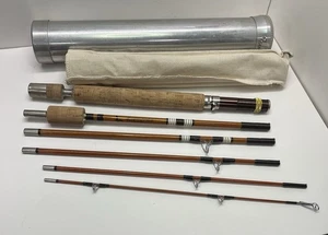 Vintage NOS Eagle Claw 6tlg Trailmaster Wright McGill M6TMU 6'9" Combo Fliegen-/Spinrute - Bild 1 von 24