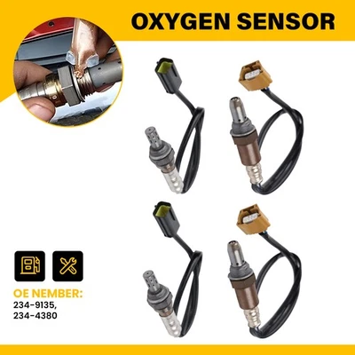 Sensor de oxígeno ascendente y descendente 4 piezas para Altima Nissan Máxima Infiniti FX35 EX35 G37 Foto 1 de 4