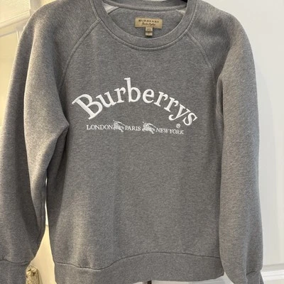 Men’s Small Burberry Sweatshirt Gray - Image 1 of 4