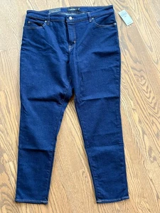 Neu mit Etikett Lauren Ralph Lauren High Rise Super Stretch Skinny Ankle Blue Jeans GR: 16 - Bild 1 von 8