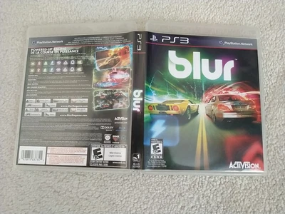 CASE AND MANUAL ONLY NO GAME Blur PS3 (PlayStation 3, 2010) - Image 1 of 4