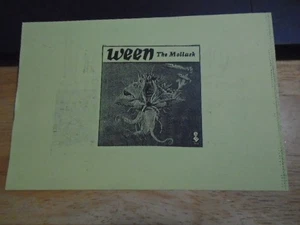 SELTENE PROMO Ween Mollusk 97 ALBUM FLYER Auswahl Musik Oklahoma City verstümmelte Lippen - Bild 1 von 2