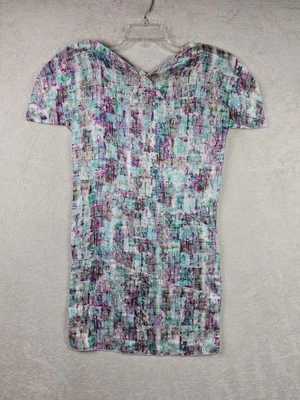 Missoni Women's 100% Silk Short Sleeve V Neck Dress Size 0 - Image 1 of 4