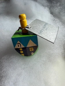 Hanukkah Crate and Barrel Suzy Ultman Handpainted Dreidel 2014 New Old Stock - Picture 1 of 4