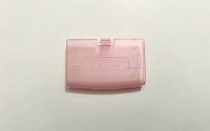 Nintendo Gameboy Advance GBA Battery Cover Replacement Fuschia Pink Transparent - Picture 1 of 3