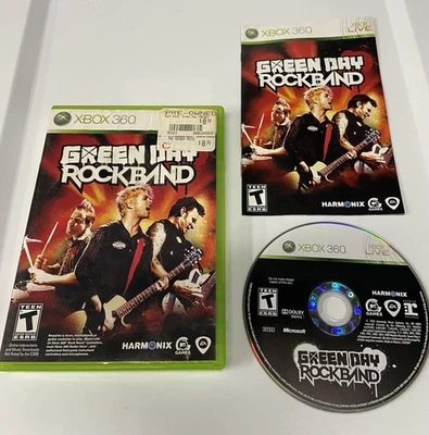 Green Day: Rock Band (Xbox 360, 2010) Game CIB Complete w/Manual - Tested - Image 1 of 4