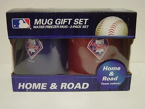 Philadelphia Phillies Home & Road rot & blau Gefriertasse Geschenkset MLB Baseball - Bild 1 von 2