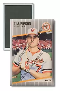 Bill Billy Ripkin FF 1989 Fleer Baltimore Orioles 2" x 3" Refrigerator Magnet - Picture 1 of 3