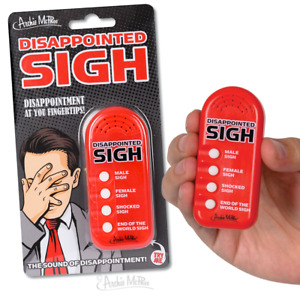 DISAPPOINTED SIGH Electronic Noisemaker - Archie McPhee