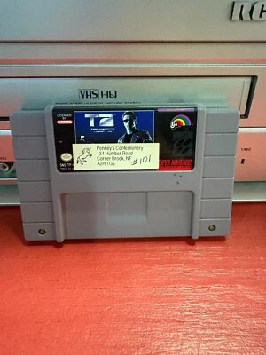 Terminator 2: Judgement Day (Nintendo SNES, 1993) - Tested, Cleaned & Working - Image 1 of 4