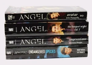 Angel Paperback Novels Lit Of 4 Books - Picture 1 of 12