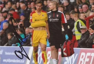 ROTHERHAM: JOE MATTOCK SIGNED 6x4 ACTION PHOTO+COA - Picture 1 of 1