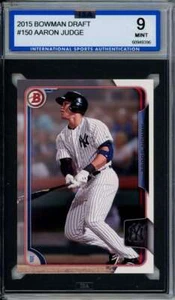 2015 Bowman Draft Aaron Judge radiocontrol #150 ISA 9 Yankees como nuevo - Imagen 1 de 2