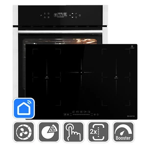 KKT KOLBE Einbau Herdset autark 60cm Einbaubackofen 77cm Induktionskochfeld - Bild 1 von 12