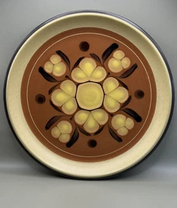 Vintage Noritake Folkstone Genuine Stoneware Serving Platter Safari 1972, 12"D - Picture 1 of 7