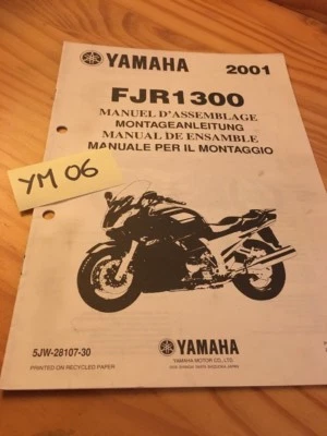 Yamaha FJR1300 2001 FJR 1300 Manual Preparation Instalacion Montaje Set - Hasta - Imagen 1 de 4