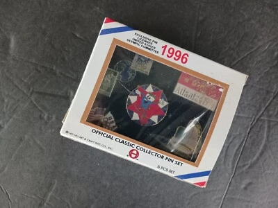 1996 Atlanta Summer Olympics Classic Collector 5 Pin Set Official Licensed - Image 1 of 4