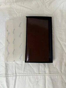 Cartera larga de cuero tostado PM Churchill para hombre de Winn International - Imagen 1 de 6