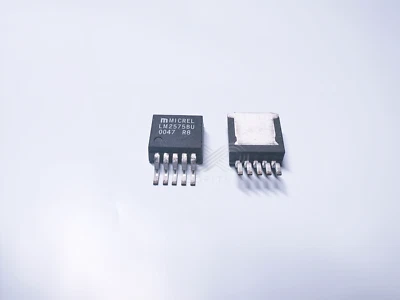 4X LM2575BU MICREL Buck Switching Regulator IC 1A 4‑40V Adjustable 52kHz TO‑263 - Image 1 of 3