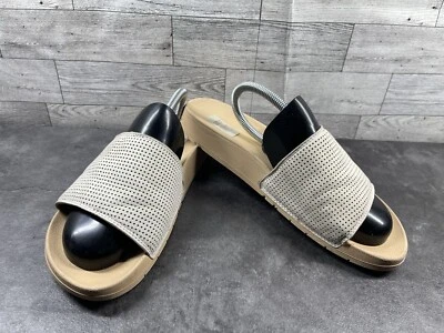 Keds X Design Slide Sandals Women 9M Shoes Beige Perforated Suede Slipon Comfort - Image 1 of 4