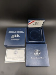 US MINT - Jamestown 400th Anniversary Coin Display Box - (NO COINS) - Bild 1 von 1