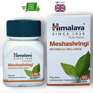Meshashringi Himalaya 60 Tabs - Herbal Blood Sugar Support, Glucose Metabolism - Picture 1 of 3