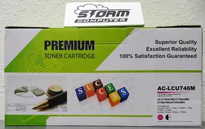 Cartucho de tóner magenta compatible con Lexmark premium AC-LCU746M - Imagen 1 de 2