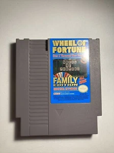 Cartucho Wheel of Fortune - edición familiar (NES, 1990) ¡solo! - Imagen 1 de 3