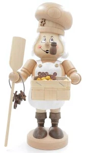 Kuhnert Erzgebirge - Wichtel Räuchermann, figura, hombre 33 cm - panadero naturaleza - Imagen 1 de 9