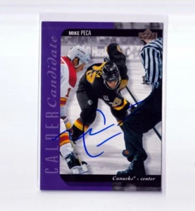 MIKE MICHAEL PECA autographed SIGNED '93/94 VANCOUVER CANUCKS "Upper Deck" card - Picture 1 of 1
