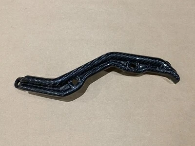 Carbon Fiber Ducati 1199 1299 Panigale Rear Caliper Brake Line Hose Cover Cowl - Image 1 of 4