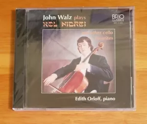 Brio Classics John Walz Plays Kol Nidrei And Other Cello Favorites CD New - Foto 1 di 2