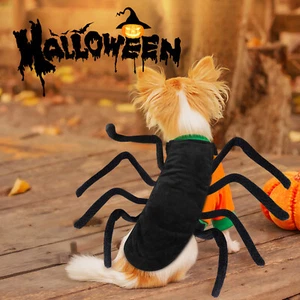 Pet Dog Spiders Cute Cat Costume Bats Outfits Cosplay Dress up Decor Halloween - Picture 1 of 18