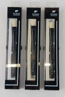 3 PACK KOKIE LARGE SHADOW BRUSH SOFT, LOOSE BRISTLE BRUSH FOR EYESHADOW - Image 1 of 4