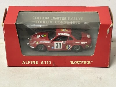 Verem Francia Alpine A110 Berlinette #31 Tour Da Corse 1970 1/43 - Immagine 1 di 4