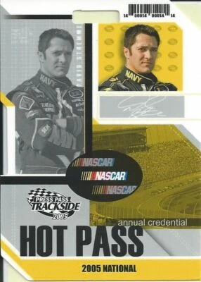 David Stremme Collectible Card - 2005 PRESS PASS Trackside 25/27 - Image 1 of 2