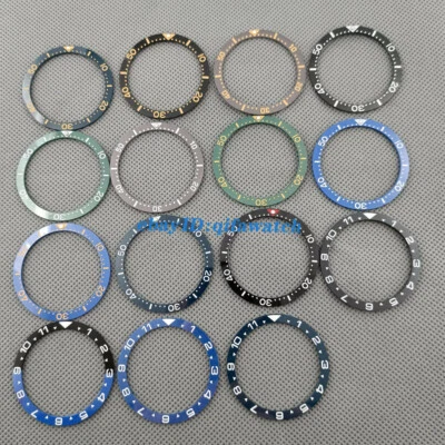 38mm flat bezel ceramics Bezel Insert Fit 42mm case For Men's Automatic Watch - Image 1 of 4