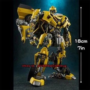WeiJiang W8053 M03 Autobot Bee Car Film 18cm 7in Yellow Action Figure Robot Toy - Picture 1 of 8