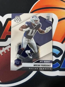 2021 Panini Mosaic NFL Debut Micah Parsons RC (Cowboys) #257 - Picture 1 of 2