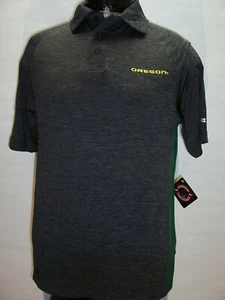 NEW NWT OREGON DUCKS Mens Small S 8%Spandex Stretch Colosseum Polo shirt - Imagen 1 de 3