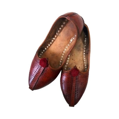 Mens Wear Handmade Leather Shoes Boys Jutti Gents Wear Mojari Flats India - Image 1 of 3