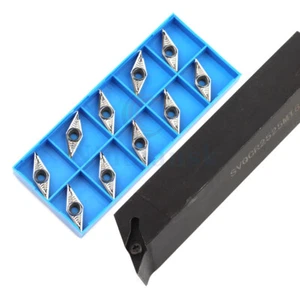 SVQCR 2020K16 20mm CNC Lathe External Turning Tool Holder +10Pcs VCGT160404 - Picture 1 of 5