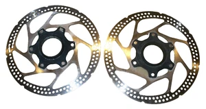 (2) Shimano M-RT77 Center Lock Disc Rotors - 160mm - Picture 1 of 3