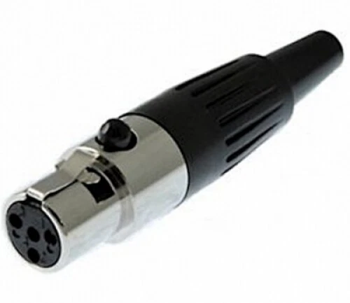 BESPECO Mini xlr micro Femmina da 3,5 mm 4 poli tipo shure