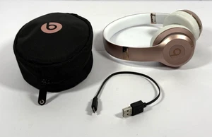 BEATS BY DR. DRE SOLO 3 INALÁMBRICO ORO ROSA A1796 SOBRE LA OREJA - Imagen 1 de 8
