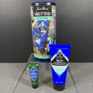 Jack Black Body Lotion Beard Balm Big Sir Carry-On Essentials Set 2 Pieces Tin - Picture 1 of 11
