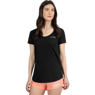 Camiseta negra para mujer FXR Racing Lotus 242255-1000-13 Foto 1 de 4